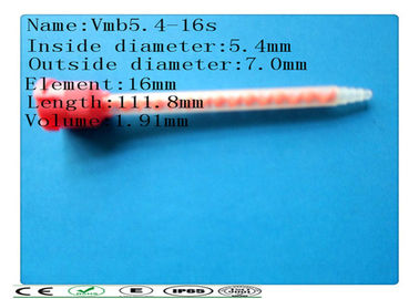 MB 5.4-16s plastik statik karıştırıcı, karıştırma tüpü, epoksiler ve poliüreler için statik karıştırıcı tüp
