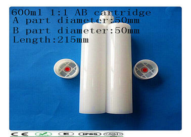 PE 600ml 1: 1 Çift Katkı Kalıplı Karton Maske, AB yapıştırıcılar ve silikonlar için