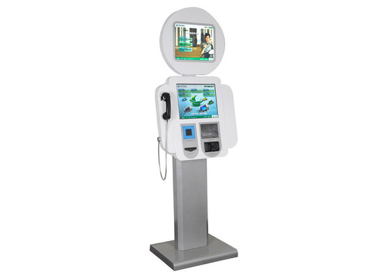 Robot Şekli Multimedya Kiosklar, Bar-kod Tarayıcı Ve Telefon S802