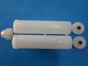 Yüksek hassasiyetli plastik tutkal şırınga varil, AB tutkal kartuşu, çift kartuş, epoksi kartuş