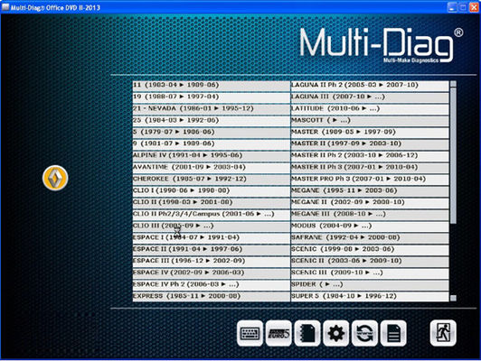 Çok Diag Access J2534 otomatik evrensel araba tanı tarayıcı