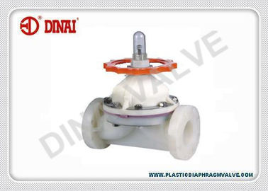 ASAHI PTFE Plastik Diyafram Vana Din Flanş Bağlantı, Weir Tür