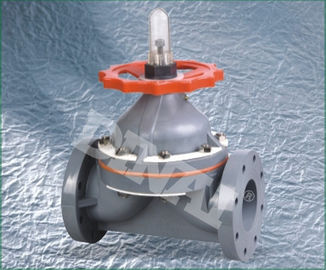 Pnömatik Sıhhi için PVC Membran valfleri PN10 Kumandalı, 20mm - 280mm