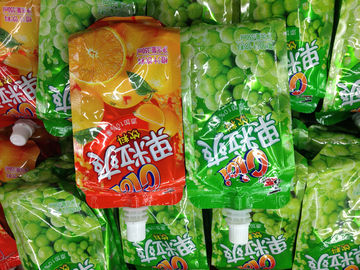 Özelleştirilmiş Jelly Ambalaj Lamine Plastik olarak Bacalı Kılıfı Stand Up
